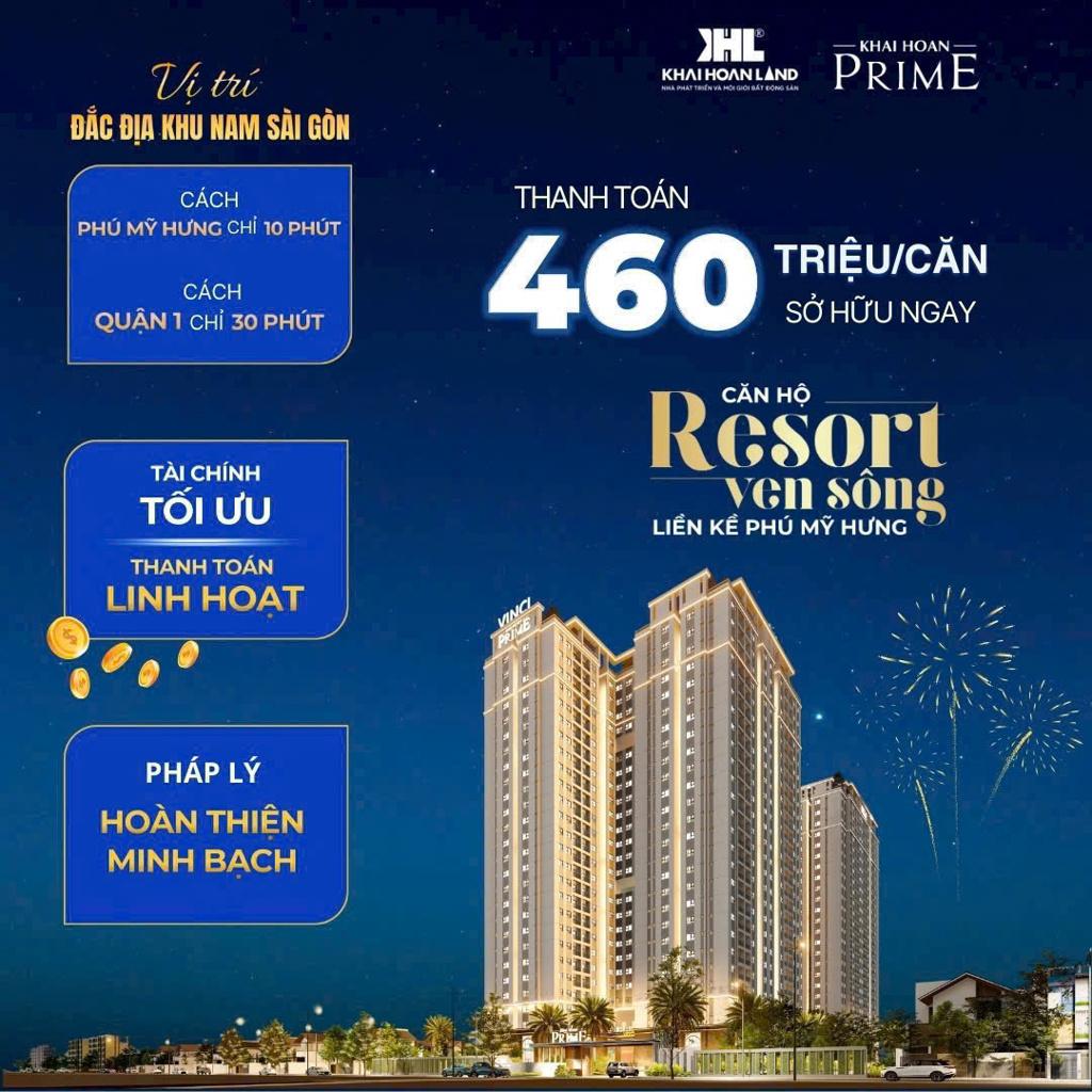 Main-💥💥THANH TOÁN 460 TRIỆU SỞ HỮU CĂN HỘ RESORT VEN SÔNG LIỀN KỀ PHÚ MỸ HƯNG-0