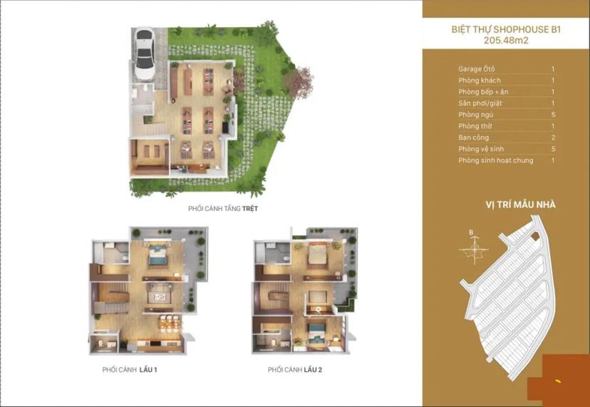 Bán biệt thự ven sông Rio Vista, Phước Long B, TP Thủ Đức, DT 154m², 1 trệt 2 lầu, giá 16,4 tỷ TL