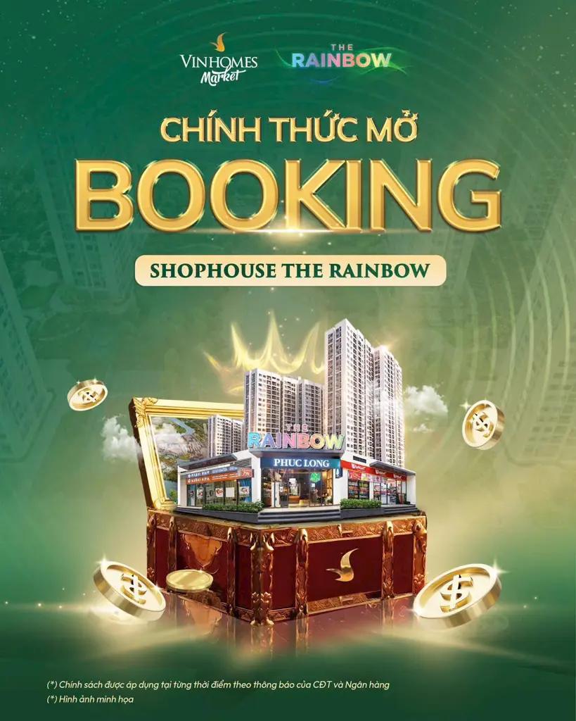 CHÍNH THỨC NHẬN BOOKING - SHOPHOUSE THE RAINBOWS 💎