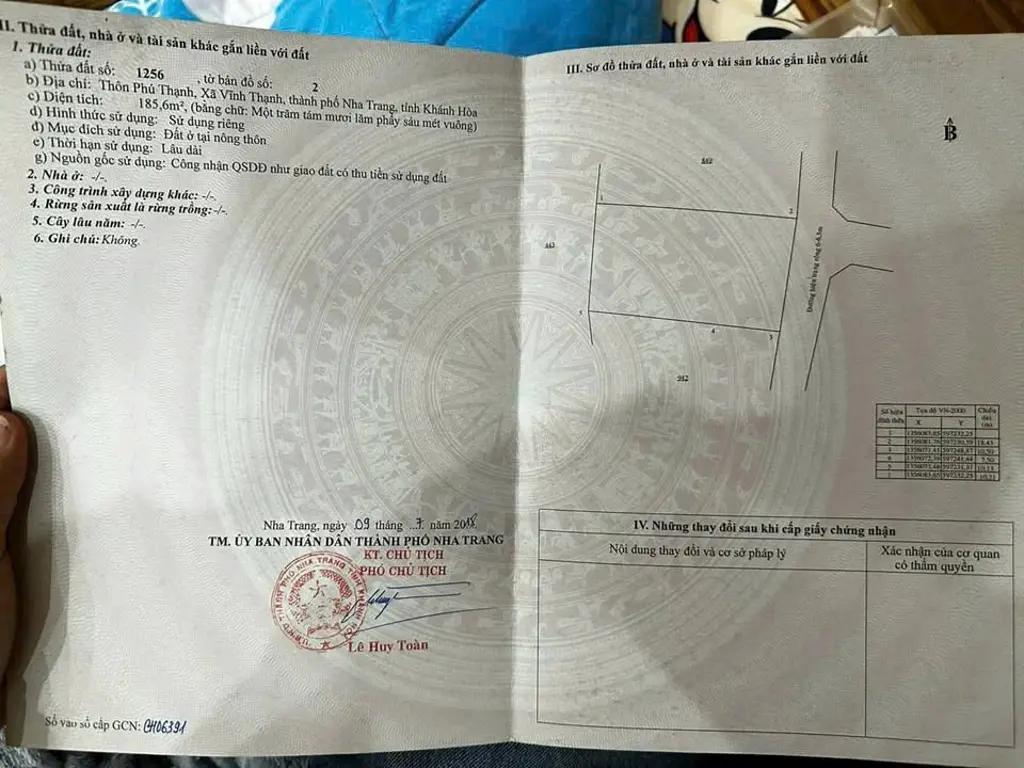 Main-Bán đất mặt tiền đường Nhà Nghĩa - Xã Vĩnh Thạnh - TP. Nha Trang-3