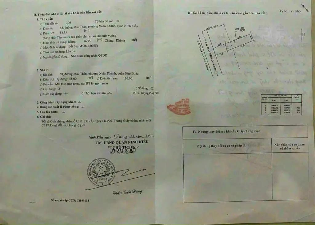 Main-BÁN NHÀ MẶT TIỀN ĐƯỜNG MẬU THÂN, ANH KHÁNH, NINH KIỀU-1