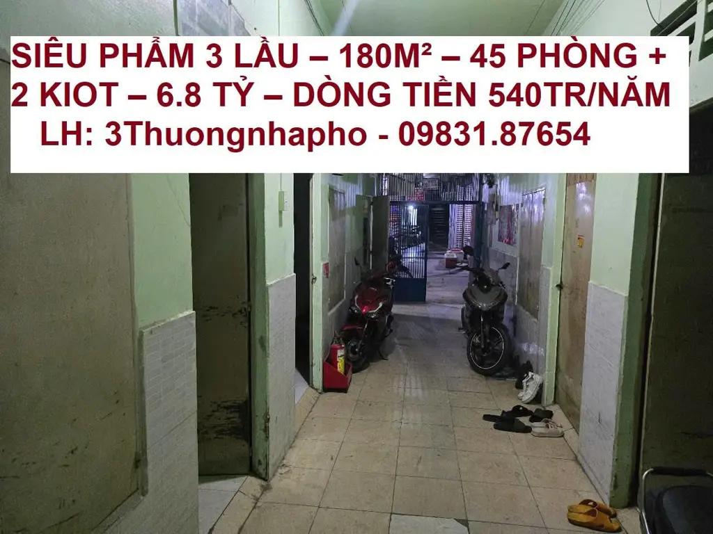 Main-540 TRIỆU/NĂM– NHÀ TRỌ VIP 45 PHÒNG – KINH DOANH SẦM UẤT – 180M2 – 6.8 TỶ-2