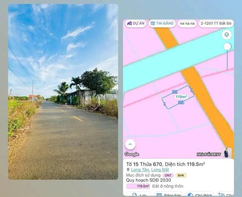SỐC TOÀN TẬP – LÔ ĐẤT LONG TÂN ĐẸP KHÔNG TÌ VẾT – LỖ 200 TRIỆU!! CHỈ 690 TRIỆU – KHÔNG CÓ LÔ THỨ HAI!!!