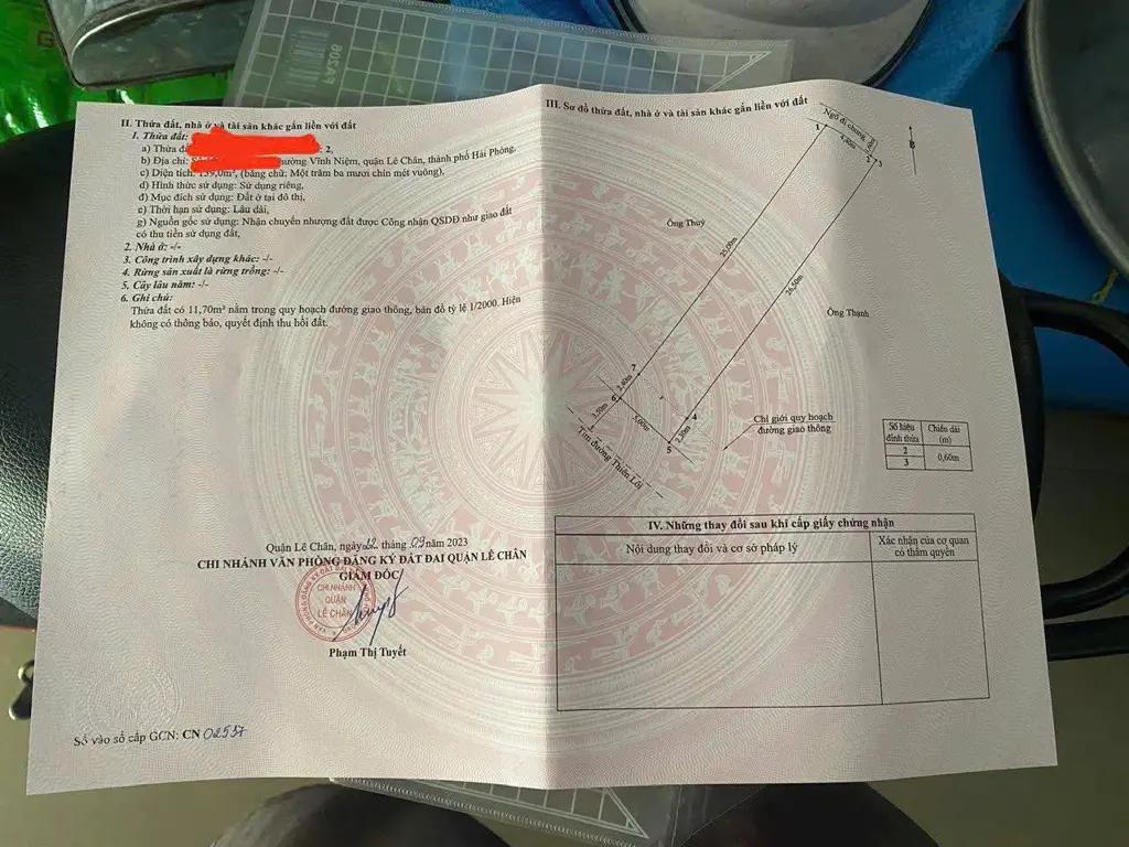 Main-BÁN GẤP ĐẤT TẶNG NHÀ 2 TẦNG MẶT ĐƯỜNG THIÊN LÔI - LÊ CHÂN - HẢI PHÒNG-0
