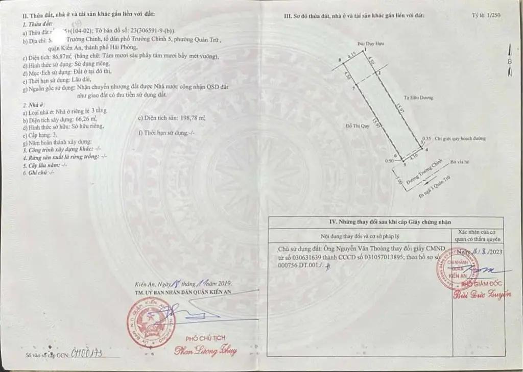 Main-Bán siêu phẩm nhà mặt đường Trường Chinh, Kiến An, HP-1