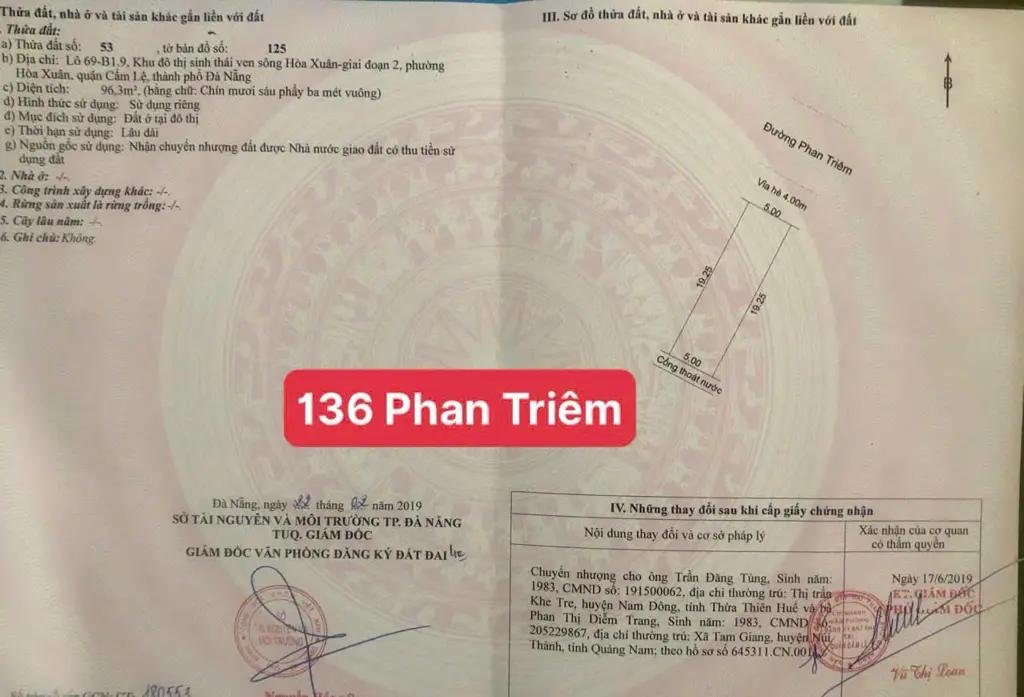 Main-Bán Đất Đường (7m5) Phan Triêm Hoà Xuân-Cẩm Lệ- Đà Nẵng-3