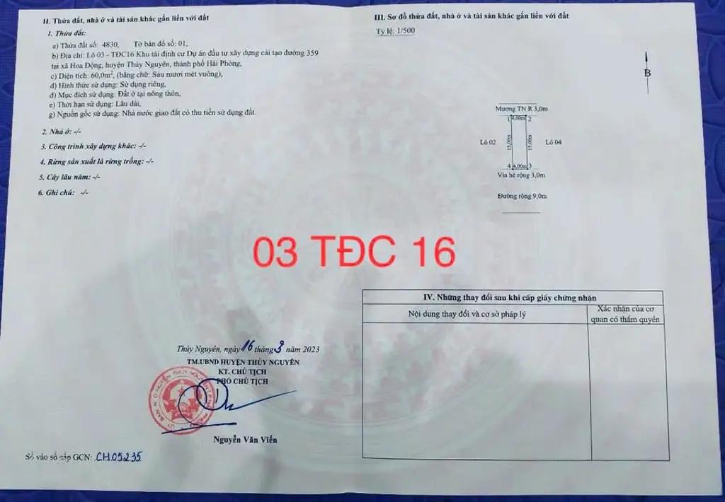 Main-BÁN LÔ ĐẤT TÁI ĐỊNH CƯ SIÊU ĐẸP – HOA ĐỘNG – THỦY NGUYÊN-2