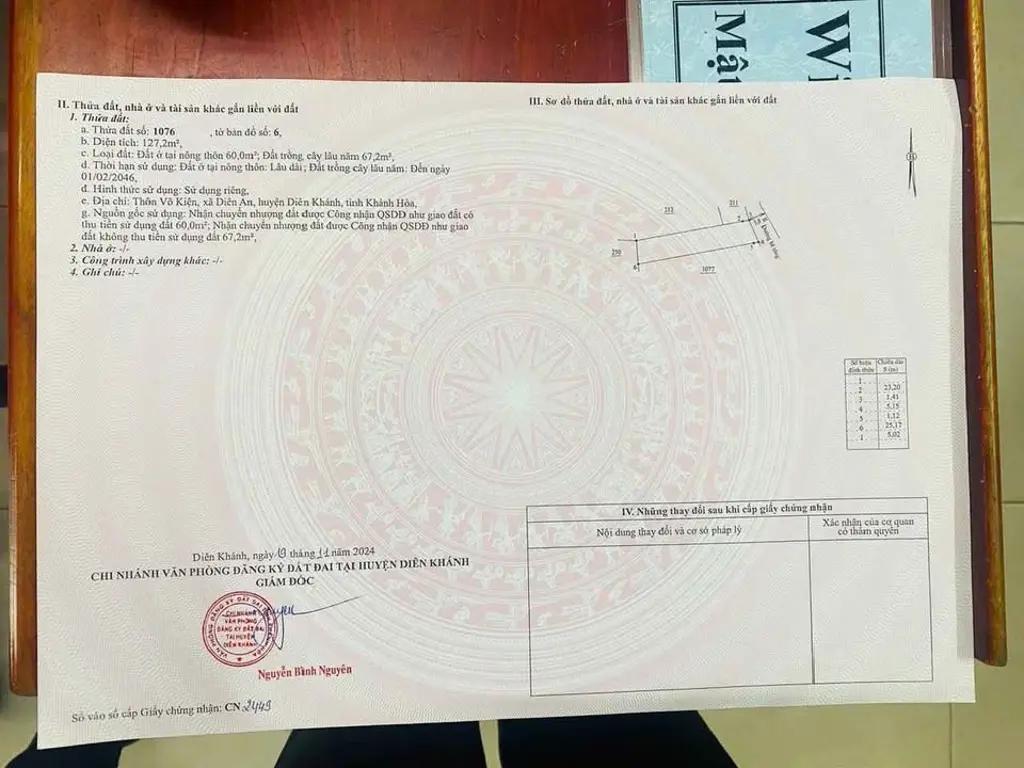 Main-Bán đất Diên An, Diên Khánh, Khánh Hoà-1