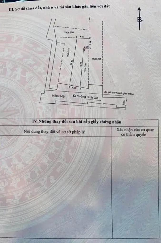 Main-Bán lô đất toạ lạc tại vị trí VIP đường Bình Giã, P8, TPVT-2