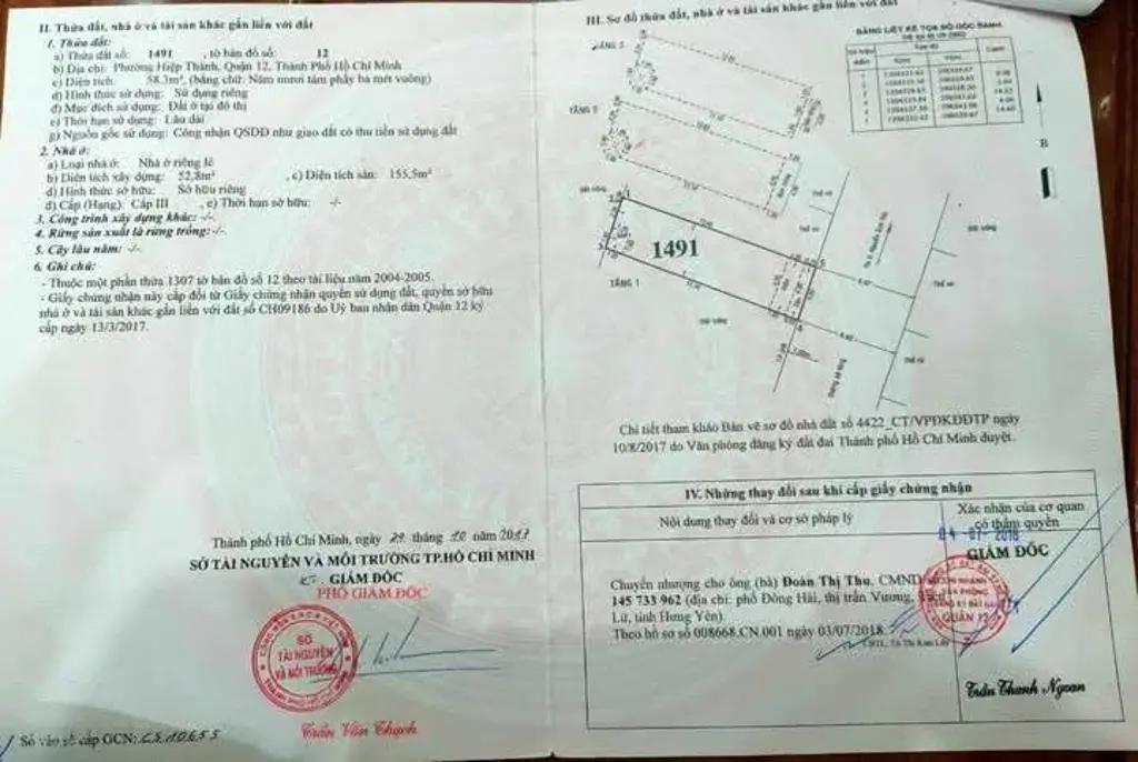 Main-BÁN NHÀ 3 TẤM – ĐƯỜNG BÙI VĂN NGỮ, HIỆP THÀNH, Q12 – GIÁ CHỈ 5,45 TỶ-3