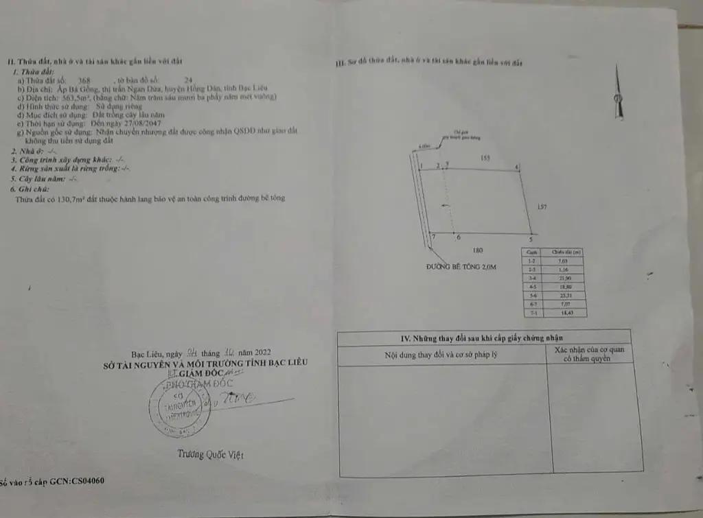 Main-ĐẤT NỀN THỊ TRẤN NGAN DỪA CHỈ 19 TRIỆU / M NGANG-2