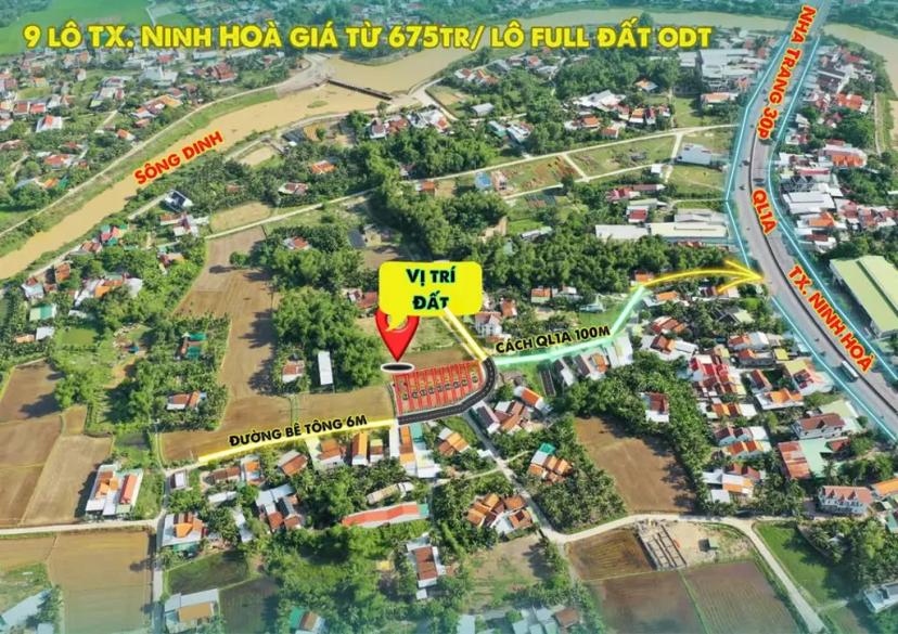 SỞ HỮU NGAY LÔ ĐẤT VÀNG TẠI TX. NINH HÒA – KHÁNH HÒA