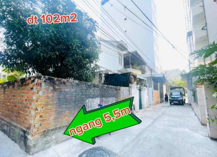 Bán đất 3 mặt tiền hẻm Quảng Đức, phường Bắc Nha Trang 102m, ngang 5,5m