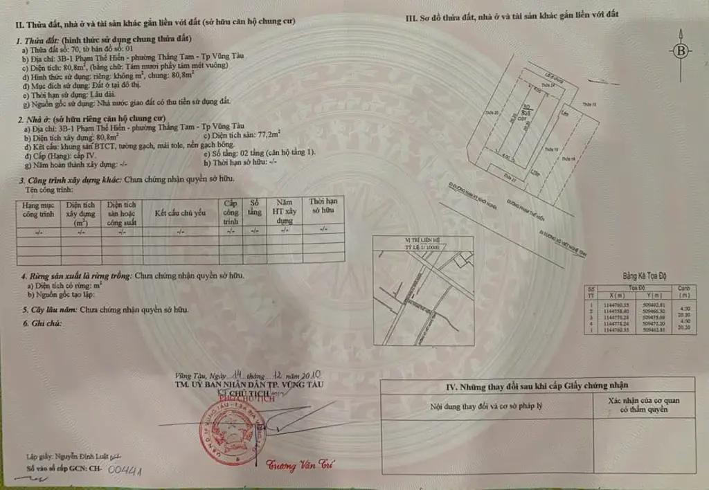 Main-Nhà lầu 1 khu tập thể sỡ thương nghiệp - đường Phạm Thế Hiển , phường 8, Vũng Tàu-1
