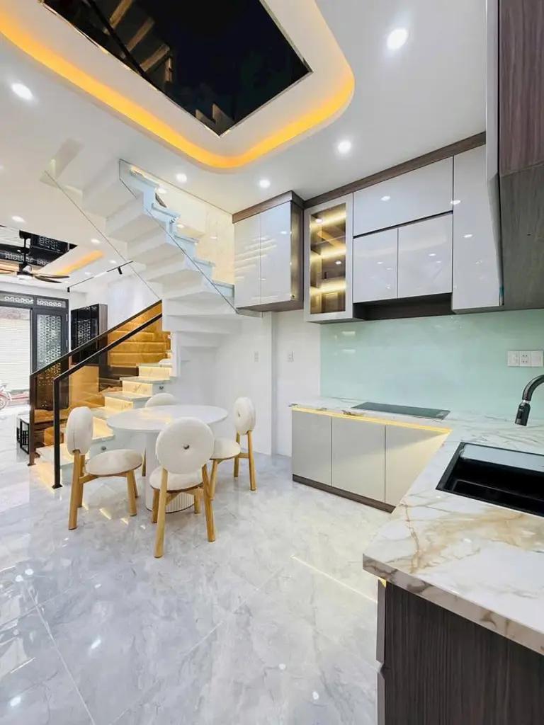 Main-Nhà mới 2 tầng HXH đường Phạm Văn Chiêu mua vào ở ngay, Giá 4 tỷ 45 TL-0