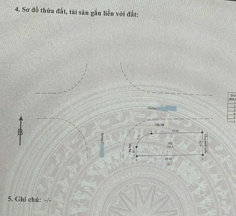 Bán lô đất 2 mặt tiền ở Hoà Xuân, Q.Cẩm Lệ, TP. Đà Nẵng