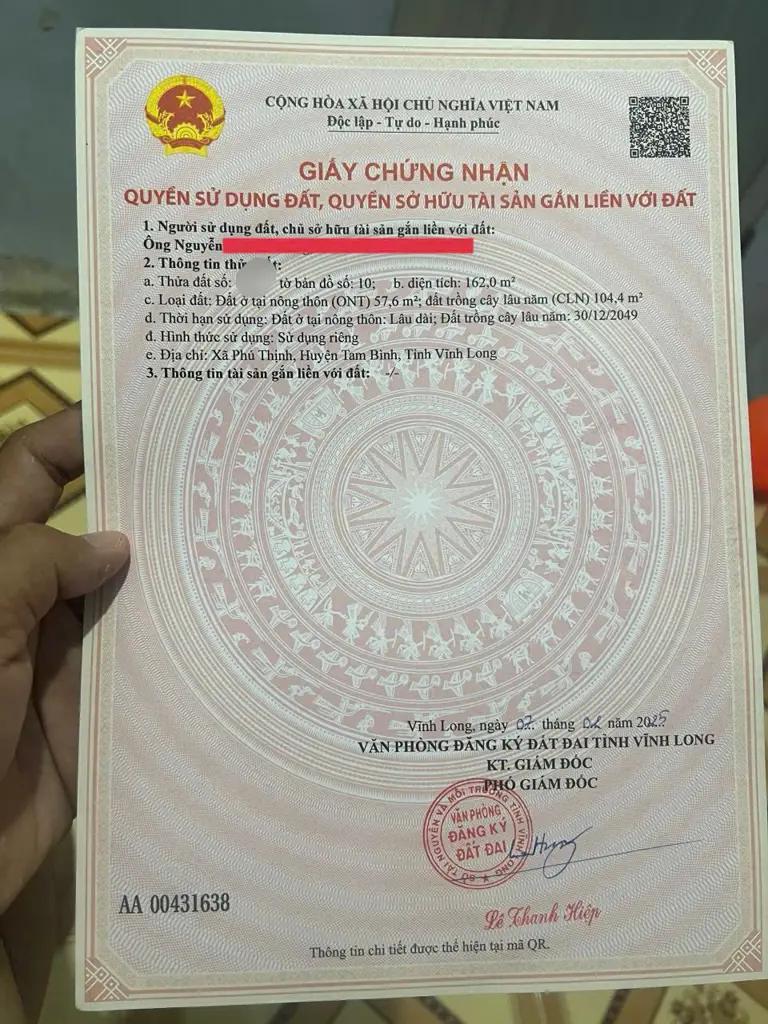 Main-Mặt tiền kinh doanh lộ nhựa lớn gần UB Xã Phú Thịnh, Tam Bình, Vĩnh Long-3