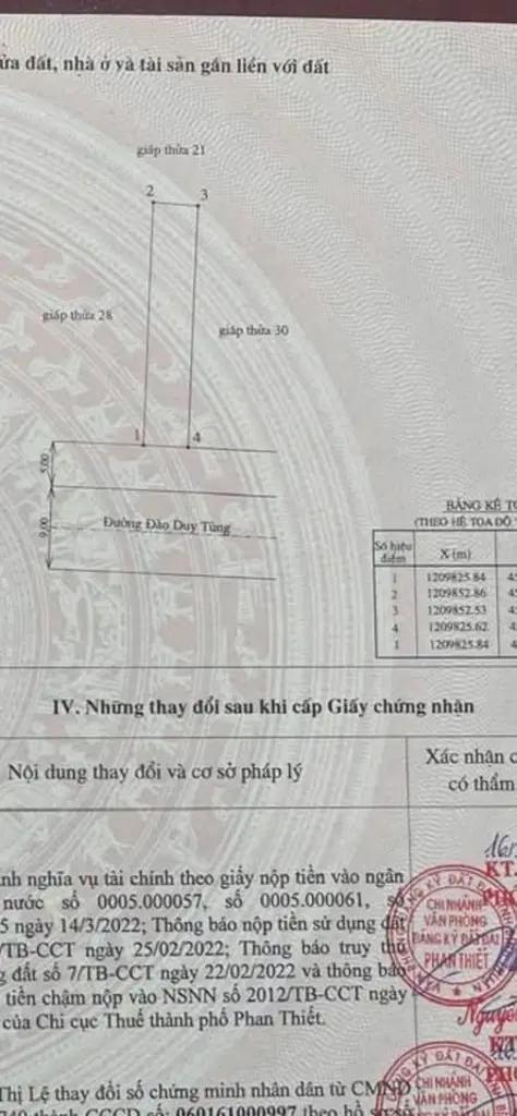 Main-NGỢP BANK CẦN BÁN NHANH LÔ ĐẤT  MẶT TIỀN ĐÀO DUY TÙNG TRUNG TÂM   PHAN THIẾT-4