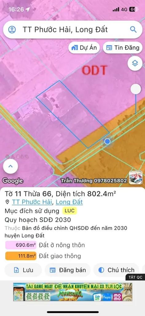 Main-Cơ hội đầu tư đất nền Phước Hải, gần khu Camping Đồng Gió, cách biển 2,5km-4