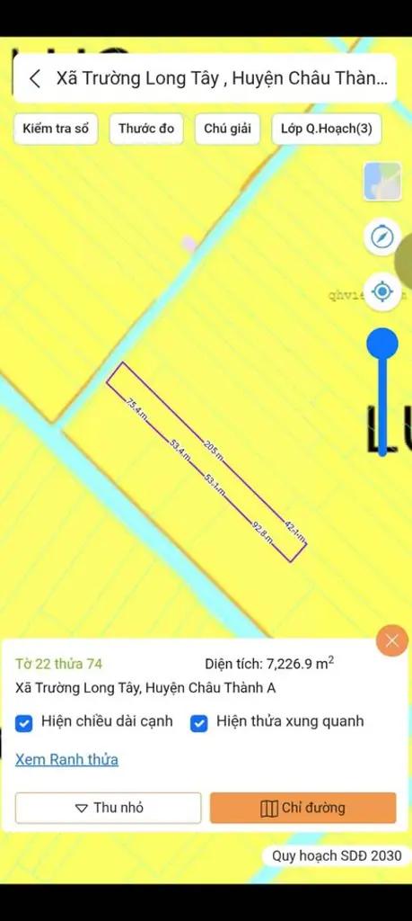 Main-Cần bán đất nông nghiệp 7226,9 m2 xã Trường Long Tây, Huyện Châu Thành A, Hậu Giang-1