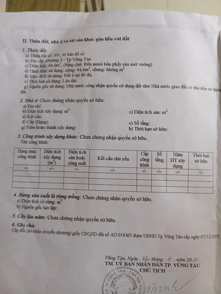 Main-Bán nhà cấp 4, hẻm 215/ đường Ba Cu, p4, TP Vũng Tàu-5