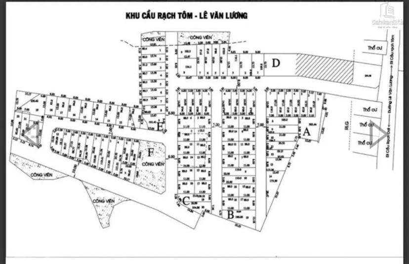 Cần bán  lô đất khu dân cư Rạch Tôm Lê Văn Lương, Nhơn Đức, Nhà Bè Giá Rẻ