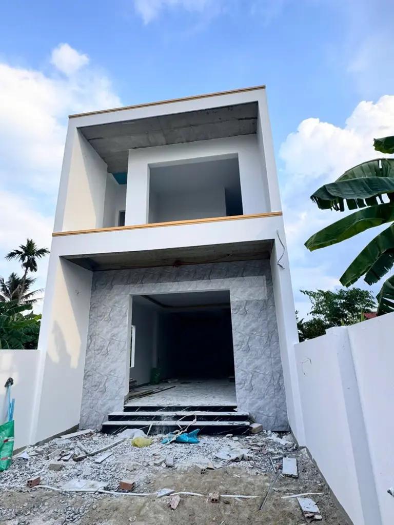 BÁN CĂN 2 TẦNG THIẾT KẾ HIỆN ĐẠI NHÀ ĐANG DẦN HOÀN THIỆN 90% DIÊN PHÚ, DIÊN KHÁNH