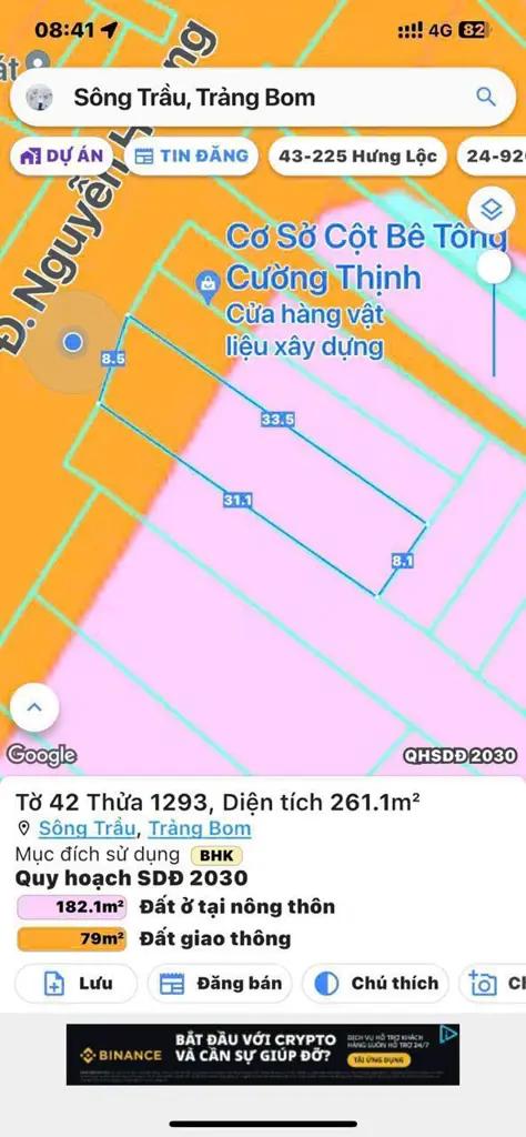 Main-Lô Đất Đẹp Mặt Tiền KD Buôn Bán Đường Nguyễn Hoàng - Ấp 2 Sông Trầu - Đồng nai-3