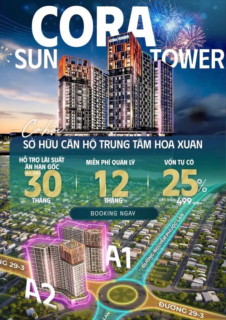 Main-Căn hộ chung cư diện tích 54,4m2; 1PN+ dự án CORA Tower Đà Nẵng-8