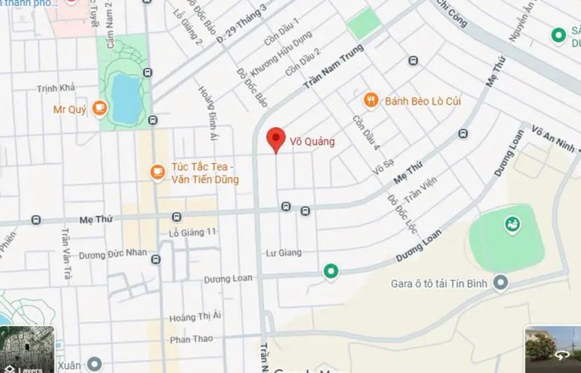 🏆BÁN ĐẤT ĐẸP ĐƯỜNG VÕ QUẢNG dt100m2 Gía 5ty050 tl nhẹ