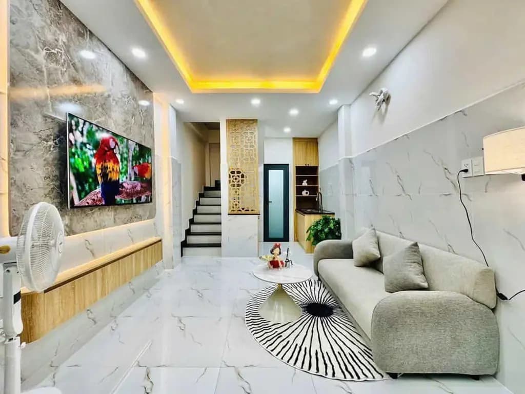 Main-BÌNH THẠNH – SIÊU PHẨM 4 TẦNG FULL NỘI THẤT – NGAY CÔNG VIÊN TẦM VU – CHỈ 5.38 TỶ-0