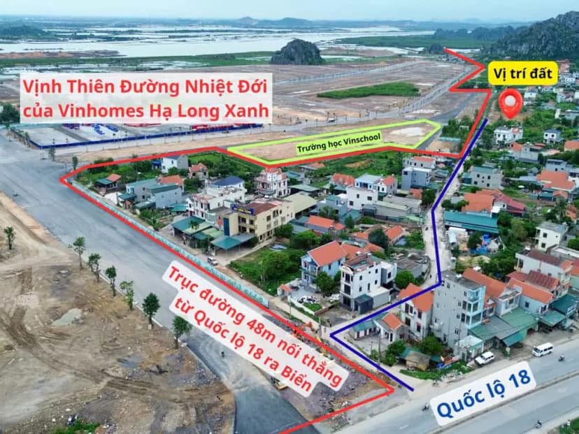 ĐẤT ĐẠI YÊN HẠ LONG SANG TÊN  NHANH CHÓNG, GIÁP DANH ĐẠI ĐÔ THỊ VIN HẠ LONG XANH