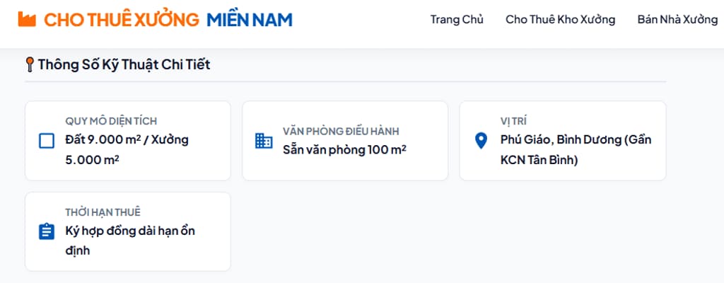 Main-Cho Thuê Nhà Xưởng 5000m² Phú Giáo (Gần KCN Tân Bình) - PCCC Tự Động, Hoàn Công Đầy Đủ-5