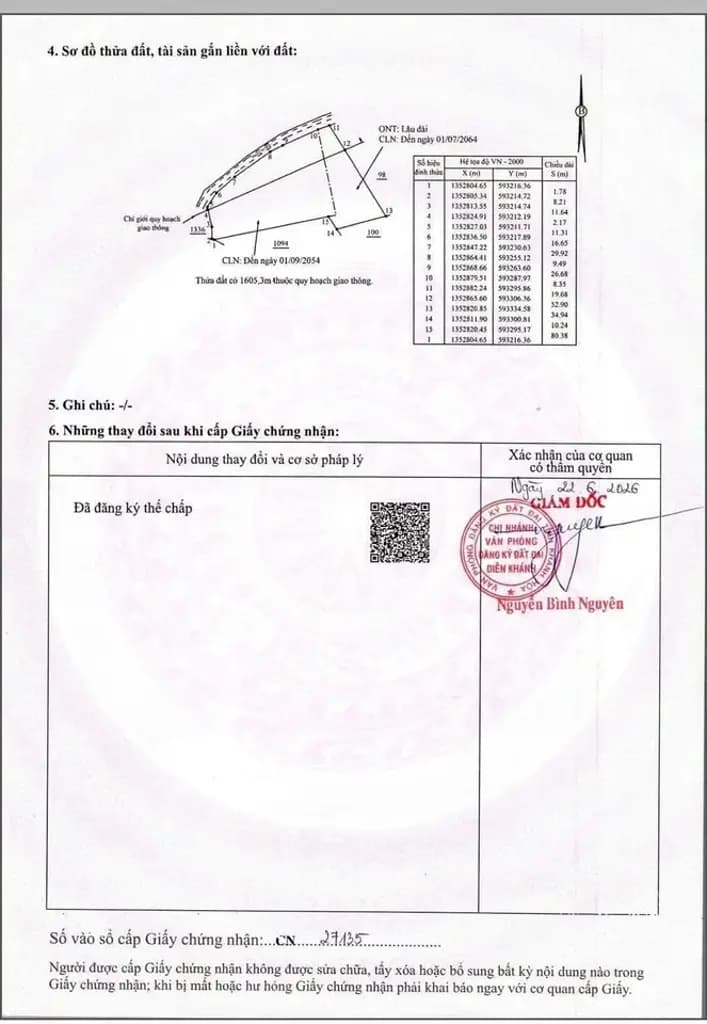 Main-Bán lô đất đẹp 5396m2 có sẵn 1200 m2 thổ cư tại Diên Khánh, Khánh Hoà (đón đầu các siêu hạ tầng, đất đầu tư giá trị tăng)-1