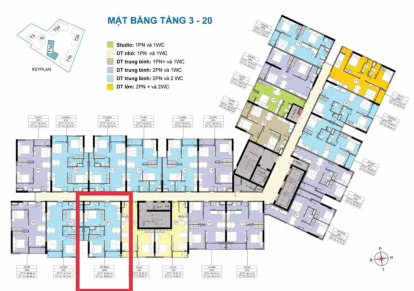 Bán căn hộ 2PN 2WC 56m² Tháp Cielo Destino Centro – Thanh toán 433 triệu nhận nhà