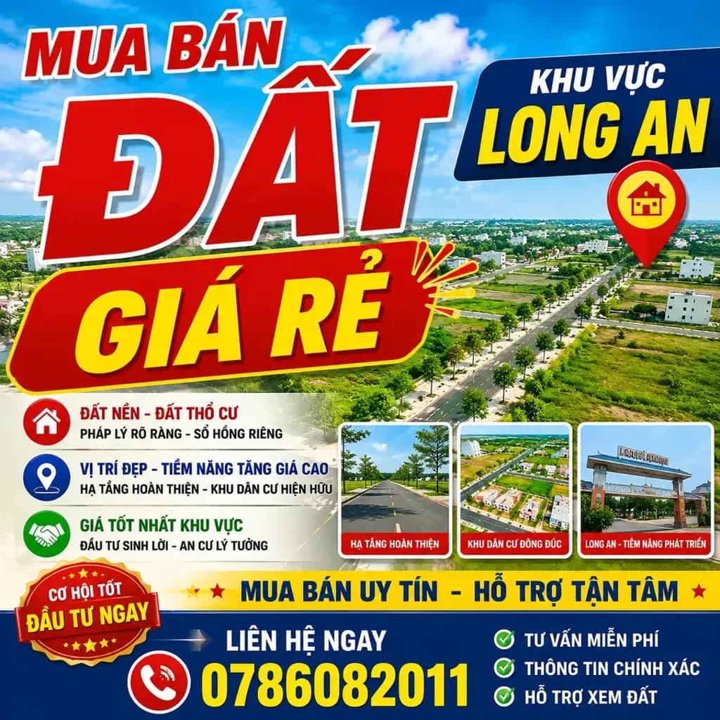 Main-🏡 ĐẤT THỔ CƯ KẾT HỢP VƯỜN VIEW KÊNH – THẠNH HÒA, BẾN LỨC 📐 Diện tích: 500m²/lô, gồm 120m² đất thổ cư. Có 2 lô liền kề, mua tổng 1.000m² được. 💰 Giá bán: 575 triệu/lô, còn thương lượng. 📍 Vị trí: Thạnh Hòa – Thạnh Lợi mới, huyện Bến Lức, Long An.-6