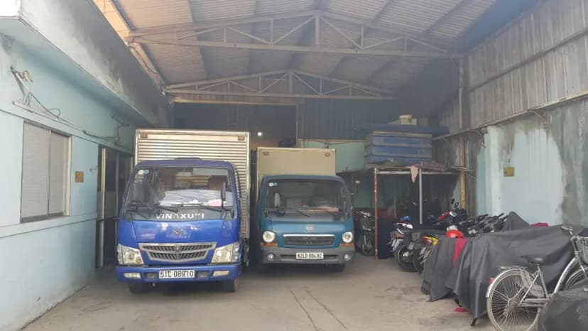 Cho thuê nhà xưởng nằm đường hà huy giáp, phường thới an quận 12 dt: 600m giá 35 triêu lh: 0908561228