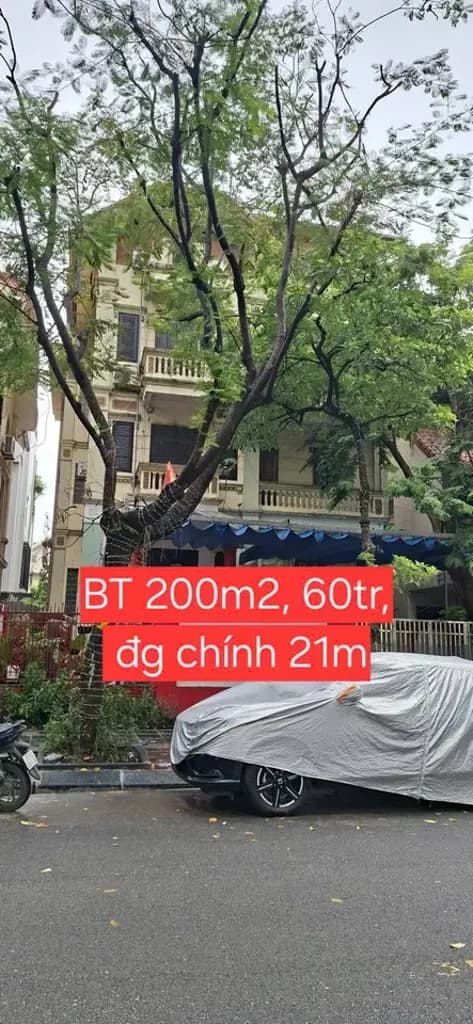 HIẾM CÓ! CHO THUÊ BIỆT THỰ KD NHÀ HÀNG, CAFE, VP ĐƯỜNG 21M LINH ĐÀM – VỈA HÈ 6M SẦM UẤT