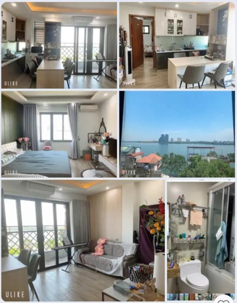 Main-Cho thuê Căn Chung cư mini 1N,1K Full đồ cực VIP, Ngõ rộng View toàn mặt hồ Tây. Chỉ 12tr-5