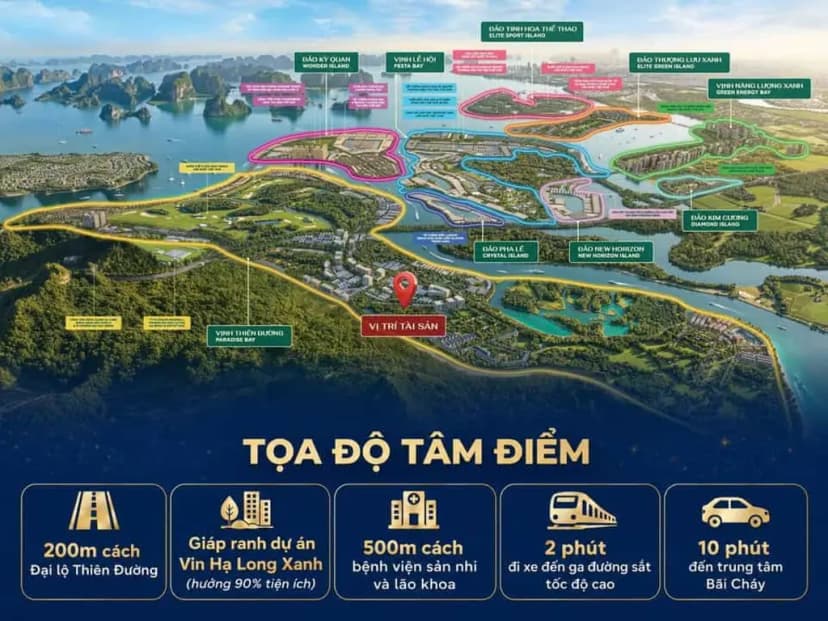KỀ BÊN ĐẠI ĐÔ THỊ VIN HẠ LONG XANH, CHỈ 4 PHÚT KẾT NỐI GA ĐƯỜNG SẮT TỐC ĐỘ CAO HN-QN, GIÁ TỪ 2 TỶ