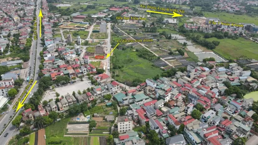 Bán Đất 100m2 có sẵn 100 m2 thổ cư giá 1.6 tỷ tại Phường Xuân Khanh Thị xã Sơn Tây Hà Nội