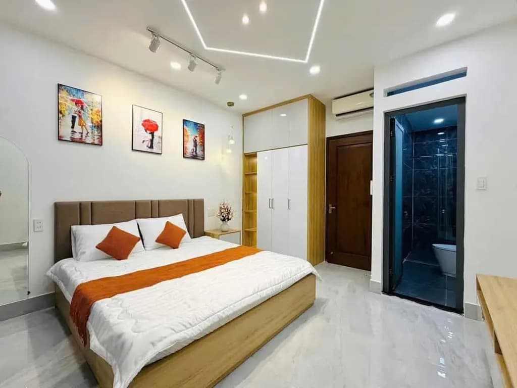 Main-Bán nhà hẻm oto - Lê Văn Thọ P14 Gò Vấp - 4 Tỷ 230Tặng fullnội thất cao cấp4 Phòng ngủ Sổ hồng riêng-1