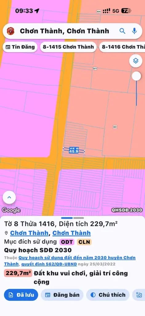 Main-Bán Đất 230m2 giá 800triệu tại - Chọn - Phường Chơn Thành Đồng Nai-2