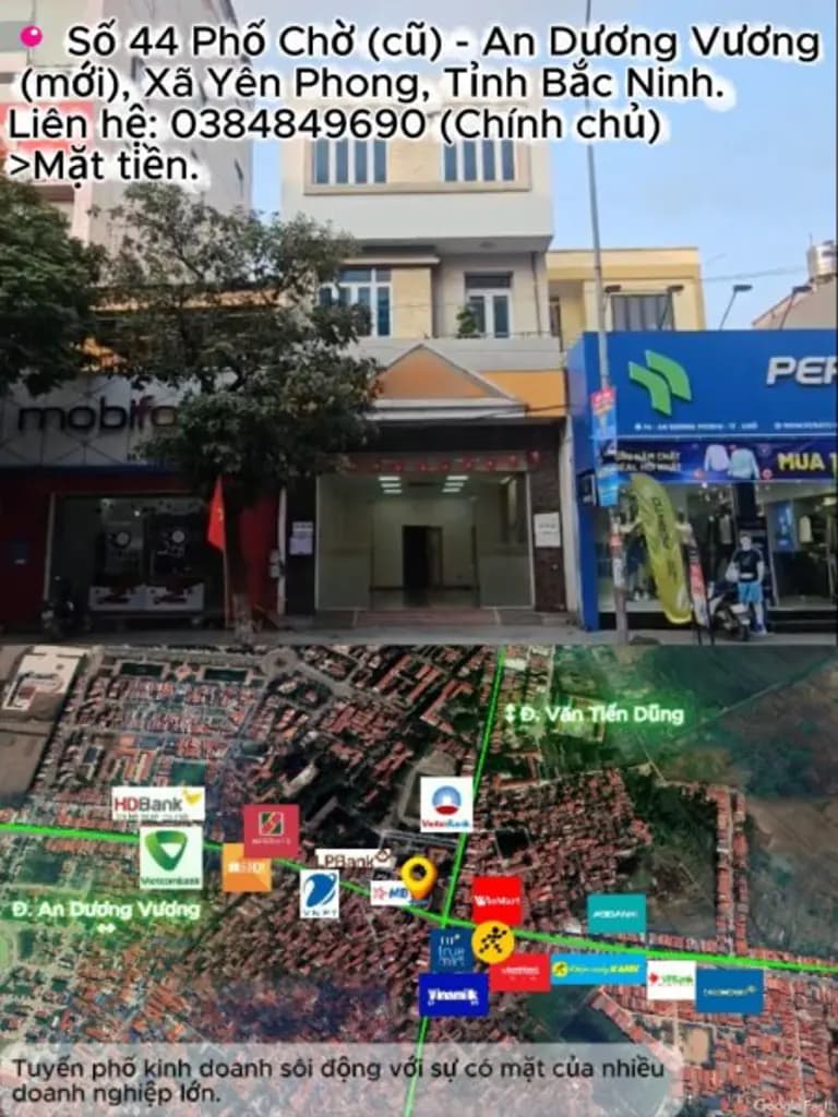 Main-Cho thuê nhà mặt phố kinh doanh. Trung tâm huyện Yên Phong (Cũ) - Tỉnh Bắc Ninh-0