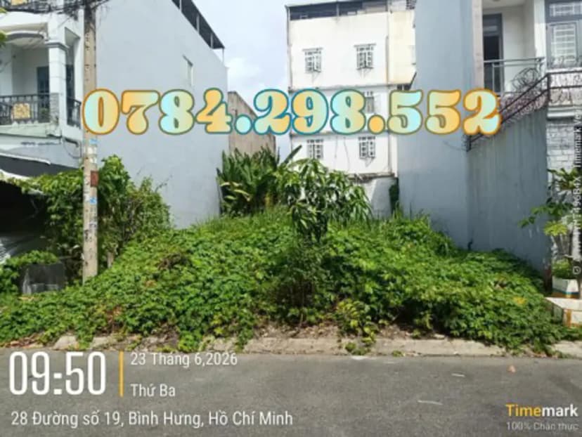 Bán nhanh đất Bình Hưng, Bình Chánh Ql50 gần bxq8