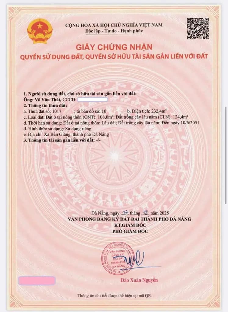 Main-345 triệu - 232mét đất thổ cư mặt tiền quốc lộ 14B - Đà Nẵng-3
