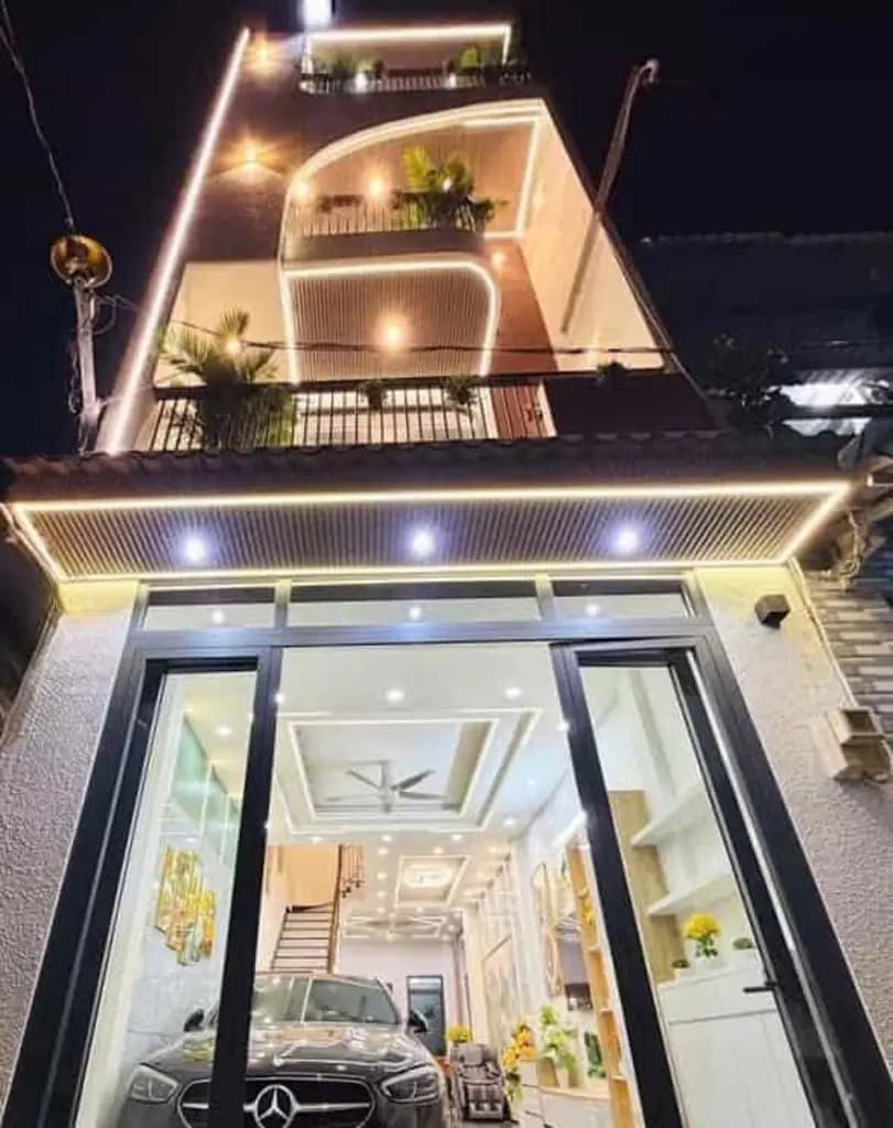 Bán nhà hẻm oto - Lê Văn Thọ P14 Gò Vấp - 4 Tỷ 230Tặng fullnội thất cao cấp4 Phòng ngủ Sổ hồng riêng