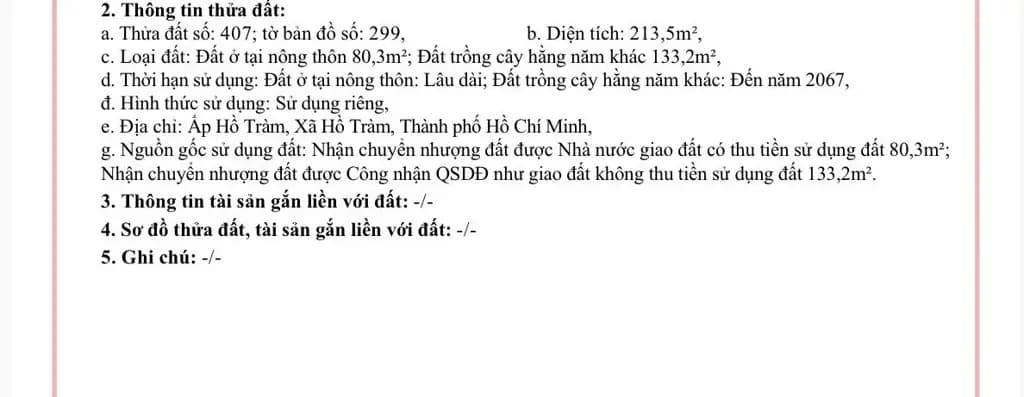 Main-Đất thổ cư 3ty9 Hồ Tràm, cách Biển Hồ Tràm chỉ 500m, sổ sẵn, sát Ngã 4 lớn Trung tâm để đầu tư Dịch Vụ-Tài Chính-3