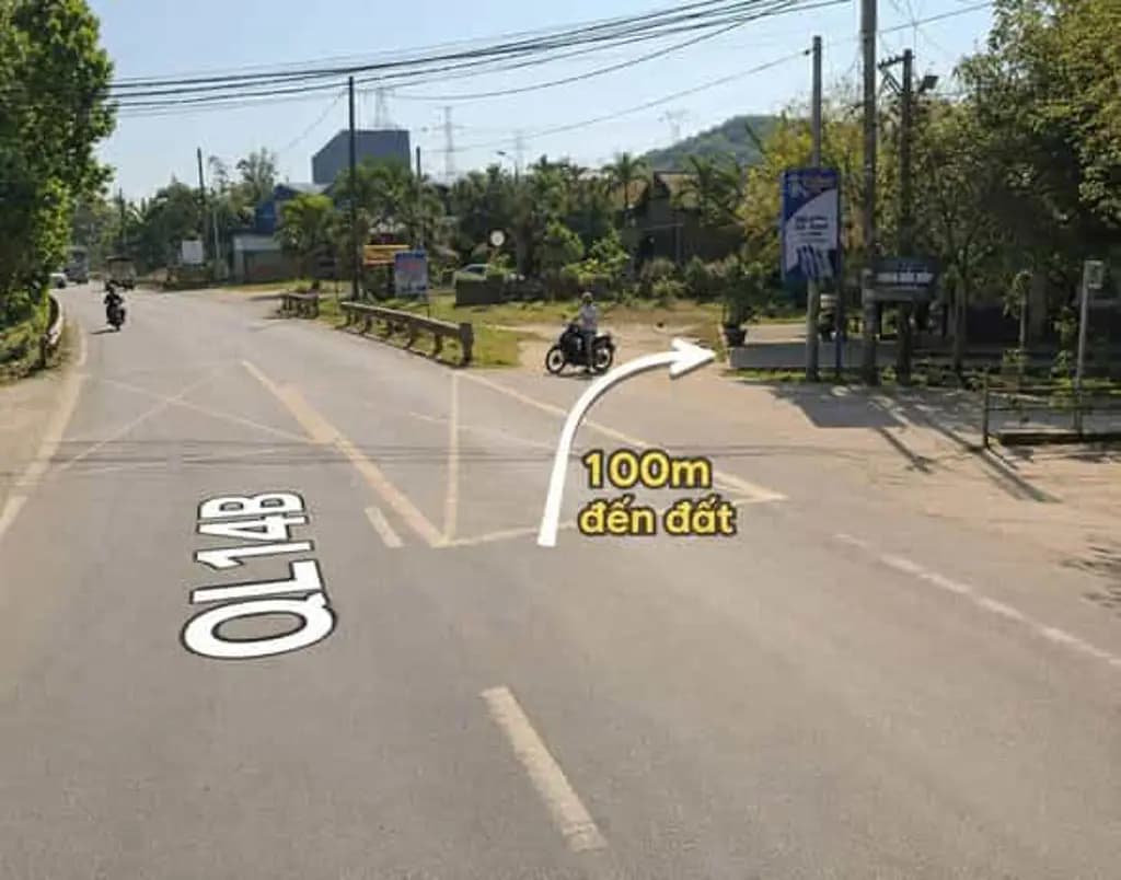 Main-Bán nhanh lô Biệt Thự Nhà Vườn 440m2 Gần Ngã Tư Hoà Khương Đà Nẵng sát quốc lộ 14B  Giá Chỉ 1tỷ1xx-2