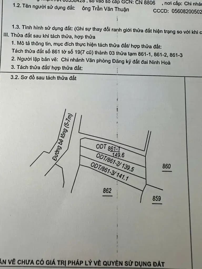 Main-Bán Đất 149.6m2 có sẵn 149.6 m2 thổ cư giá 1.05 tỷ tại Đường Lý Tự Trọng Phường Ninh Hà Thị xã Ninh Hòa Khánh Hòa-6